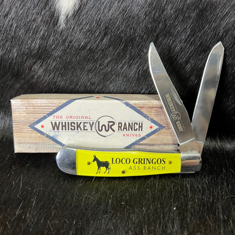 Whiskey Bent Whiskey Ranch Loco Gringos Trapper Knife