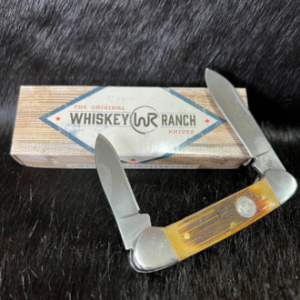 Whiskey Bent Whiskey Ranch Sawmill Canoe Knife