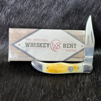 Whiskey Bent Whiskey Bent Burnt Bone Mini Hunter Knife