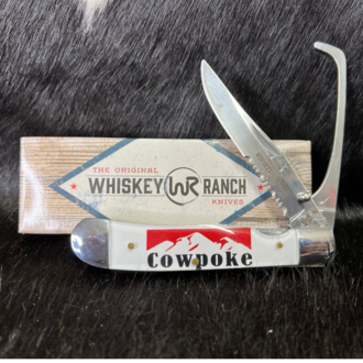 Whiskey Bent Whiskey Ranch Cowpoke Hoofpick With Clip Knife