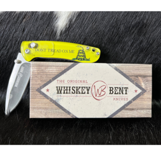 Whiskey Bent Whiskey Bent Don't Tread Catch Pin Lock Knife