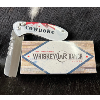 Whiskey Bent Whiskey Ranch Cowpoke Catch Pin Lock Bobbit Knife