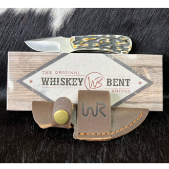 Whiskey Bent Whiskey Bent Burnt Bone Mini Skinner Knife