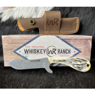 Whiskey Bent Whiskey Ranch Burnt Bone Bullcutter Knife