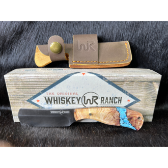 Whiskey Bent Whiskey Ranch Turquoise River Bullcutter Knife
