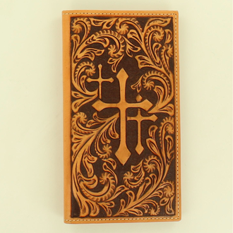 Nocona Nocona Cross Embossed Rodeo Wallet