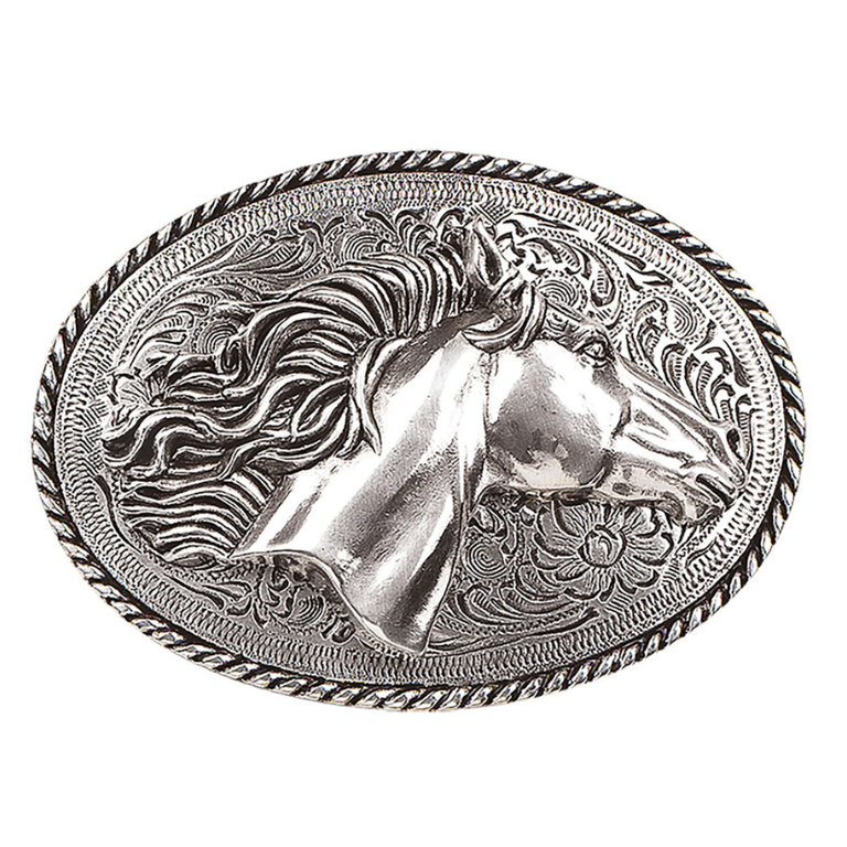 Blazin Roxx Blazin Roxx Oval Horse Head Buckle