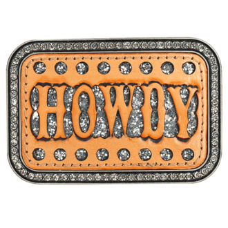 Blazin Roxx Blazin Roxx Howdy Leather Buckle