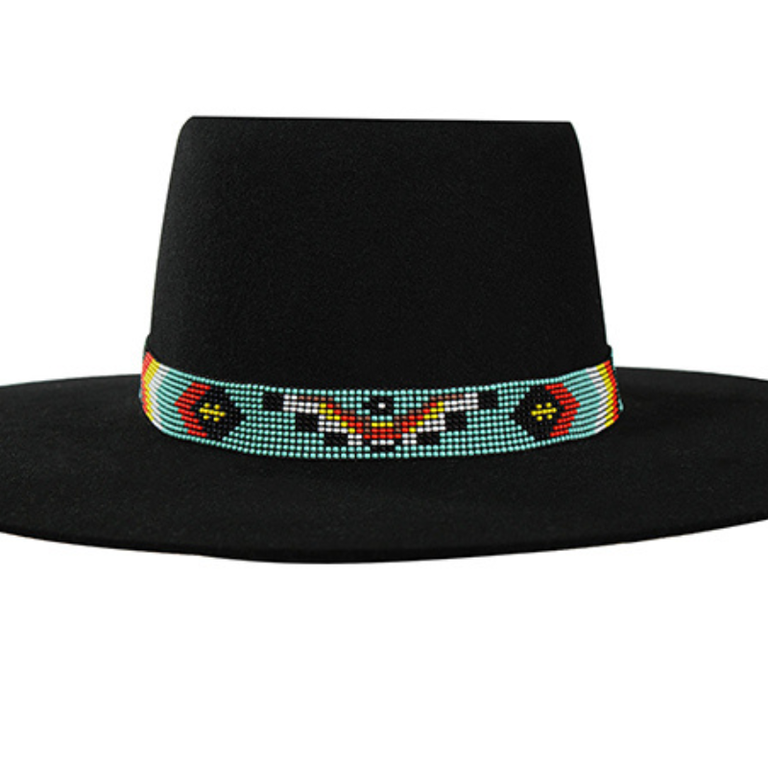 Twister Twister Arrow Beaded Hat Band - Multi Color