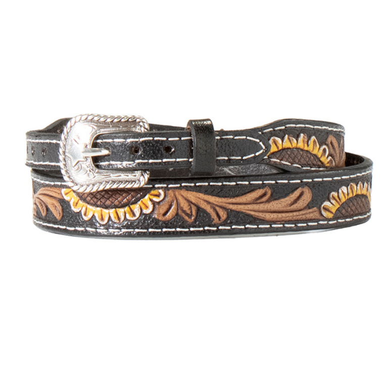 Twister Twister Hand Tooled Sunflower Hat Band