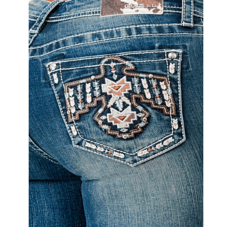 Grace in LA Grace In LA Boot Cut Easy Fit - Thunderbird Pocket