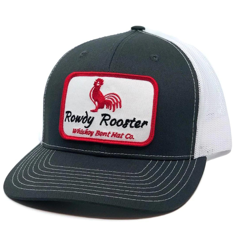 Whiskey Bent Whiskey Bent Rowdy Rooster Cap - Grey/White