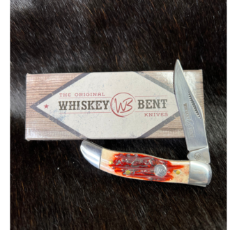 Whiskey Bent Whiskey Bent Stag Bone Mini Hunter Knife