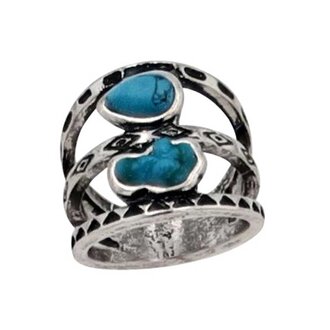 Montana Silversmiths Montana Silversmiths Attitude Perfect Balance Turquoise Ring