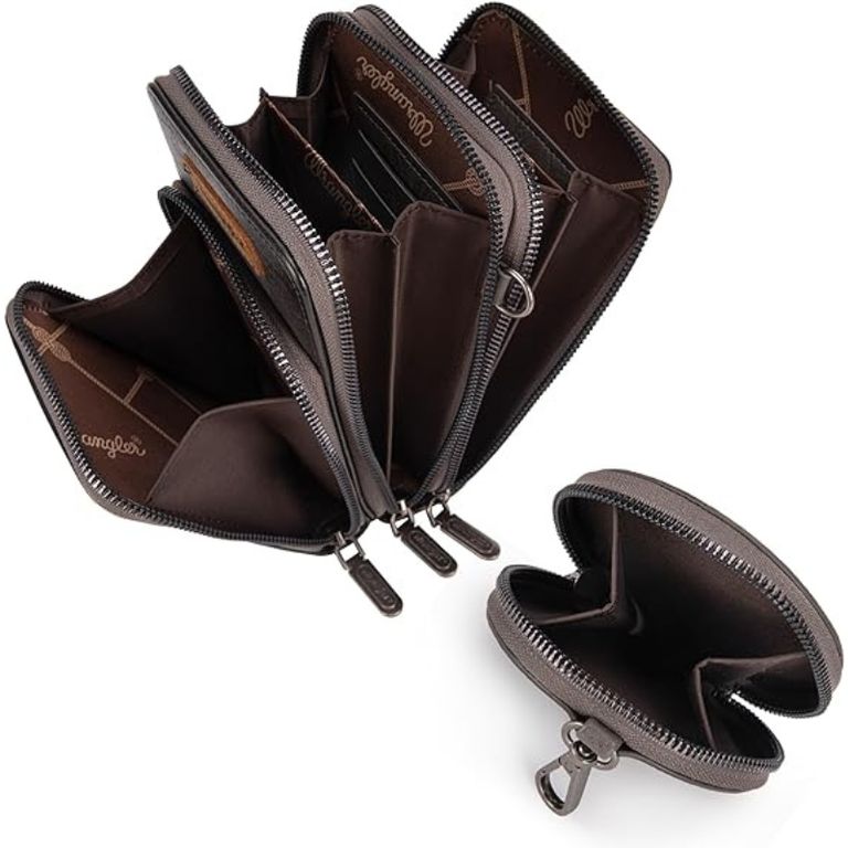 Wrangler Wrangler Crossbody Cell Phone Bag With Coin Pouch - Grey