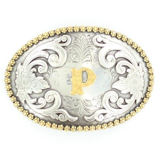Nocona Nocona Oval Initial Buckle - P