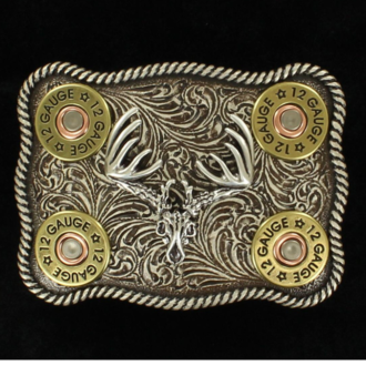 Nocona Nocona Skull Shotgun Shell Buckle