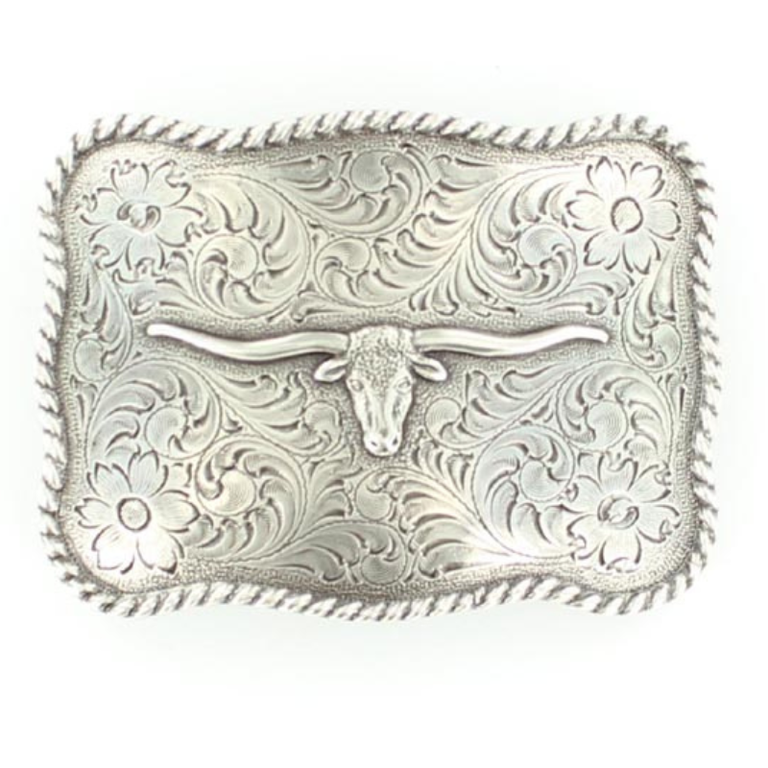 Nocona Nocona Longhorn Rectangle Buckle