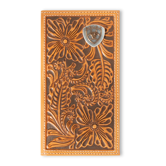 Ariat Ariat Floral Embossed Logo Rodeo Wallet
