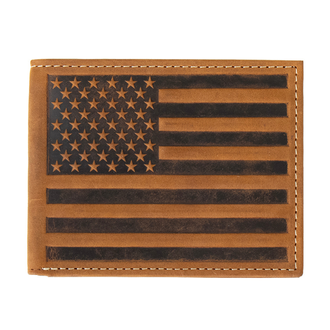 Nocona Nocona Embossed Flag Bifold Wallet