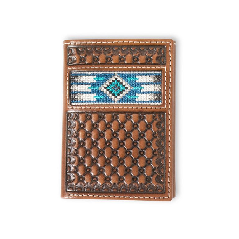 Ariat Ariat Southwestern Inlay Trifold Wallet