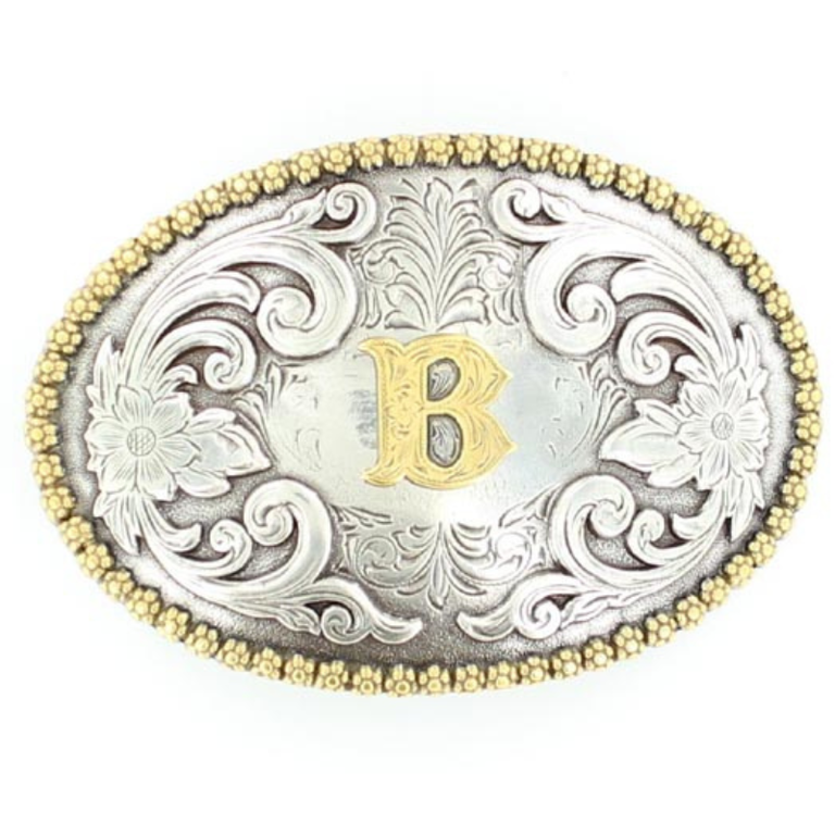 Nocona Nocona Oval Initial Buckle - B