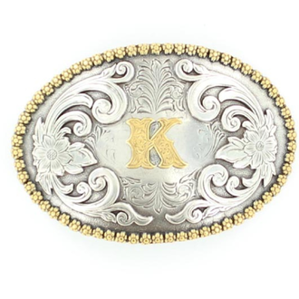 Nocona Nocona Oval Initial Buckle - K
