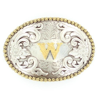 Nocona Nocona Oval Initial Buckle - W