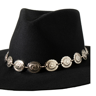 3D 3D Chain Silver Concho Hat Band