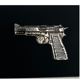 Austin Accent Austin Accent Silver Gun Hat Pin