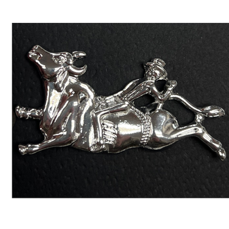 Austin Accent Austin Accent Bullrider Hat Pin - Silver