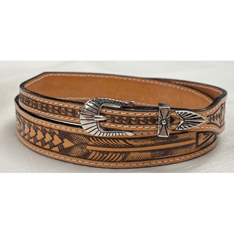 Austin Accent Austin Accent Arrow Pattern With Buckle Hat Band