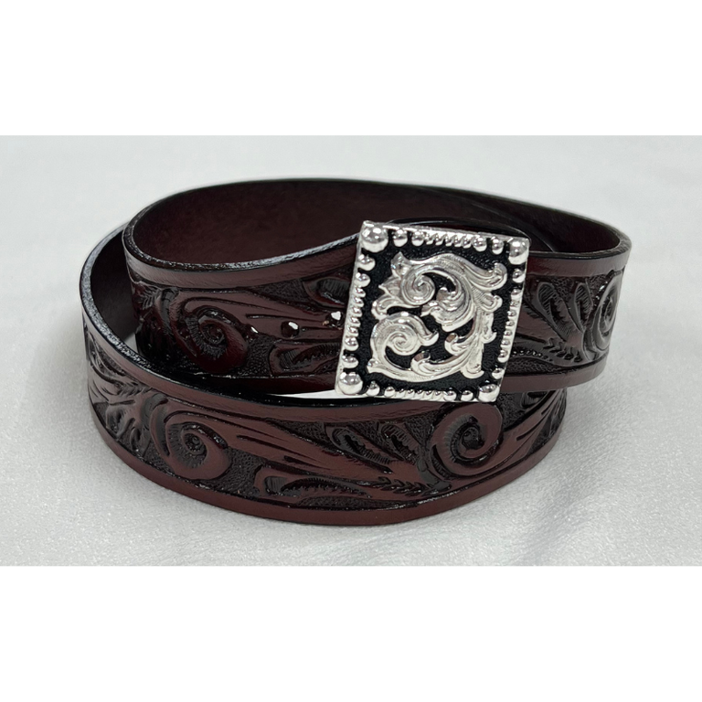 Austin Accent Austin Accent Leather Carved Hat Band