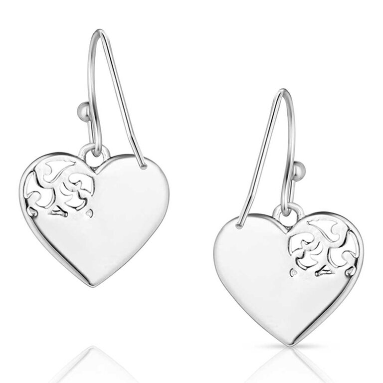 Montana Silversmiths Montana Silversmiths Love For Texas Earrings