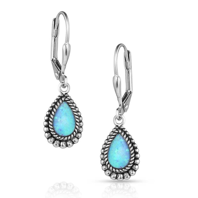 Montana Silversmiths Montana Silversmiths Glimmering Pools Opal Earrings