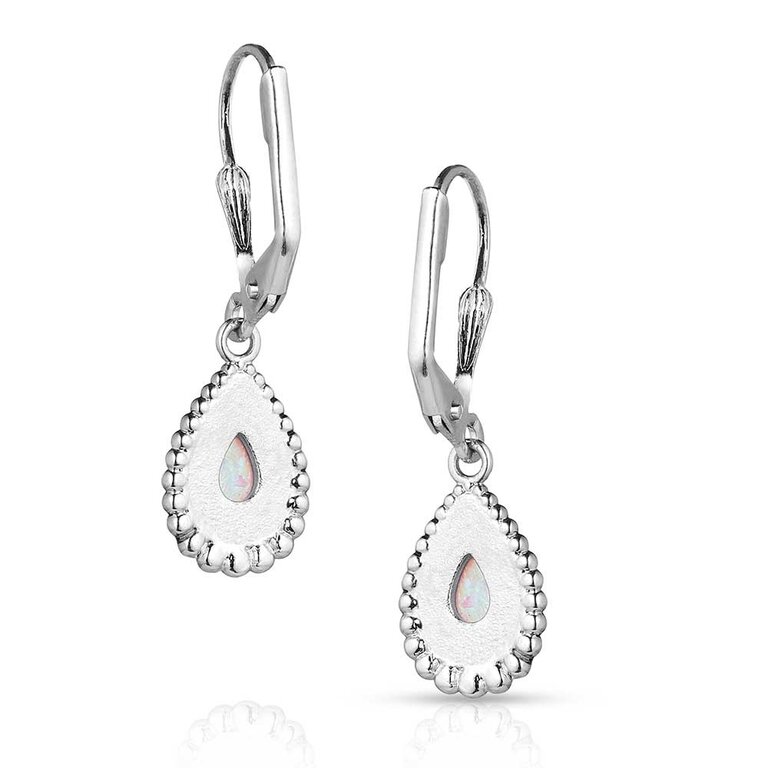 Montana Silversmiths Montana Silversmiths Glimmering Pools Opal Earrings