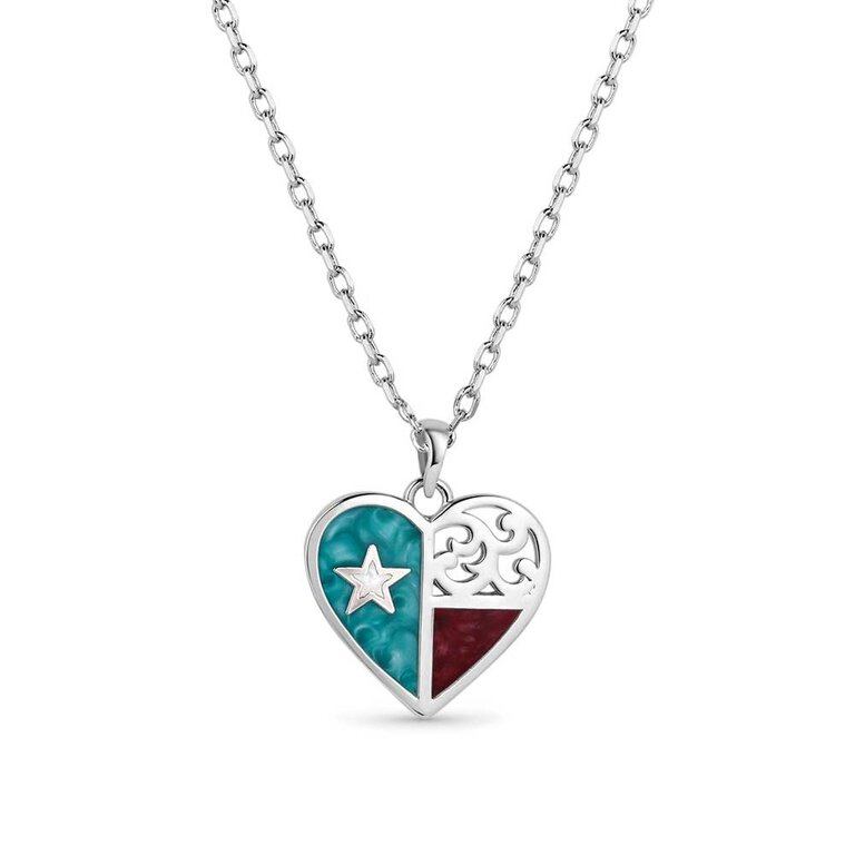 Montana Silversmiths Montana Silversmiths Love For Texas Necklace