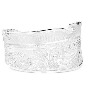 Montana Silversmiths Montana Silversmiths Large Feather Silver Cuff