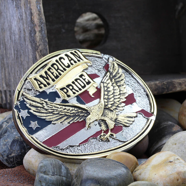 Montana Silversmiths Montana Silversmiths American Pride Attitude Buckle