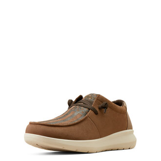 Ariat Ariat Hilo - Brown Bomber Suede - American Flag Print