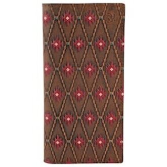Red Dirt Hat Co Red Dirt Hat Co Rodeo Wallet - Red Southwestern Pattern
