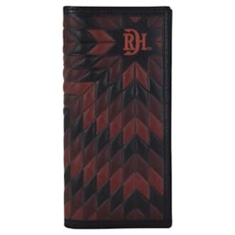 Red Dirt Hat Co Red Dirt Hat Co Rodeo Wallet - Black/Wine And Claret Morning Star