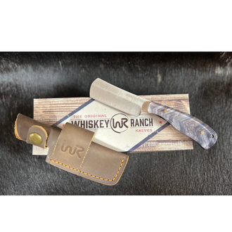 Whiskey Bent Whiskey Ranch Brown Mammoth Bullcutter Knife