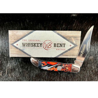 Whiskey Bent Whiskey Bent Orange Crush Mini Hunter Knife