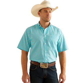 Ariat Ariat Sterling WF S/S Shirt - Blue Radiance