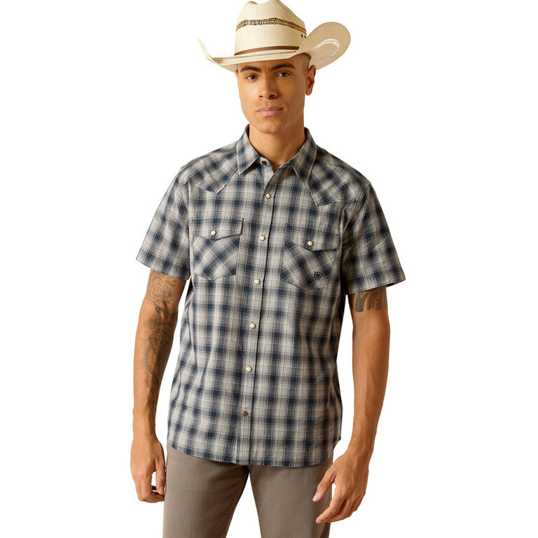 Ariat Ariat Haven Retro Snap S/S Shirt - Deep Pond