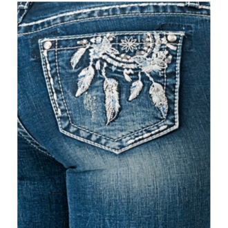 Grace in LA Grace In LA Bootcut Jeans - Dream Catcher
