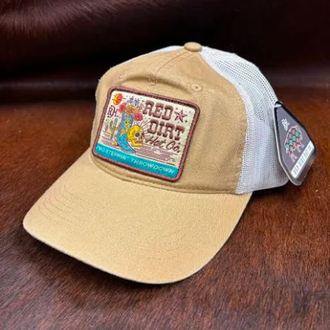 Red Dirt Hat Co Red Dirt Hat Co Dosey Doe Cap - Khaki/Khaki