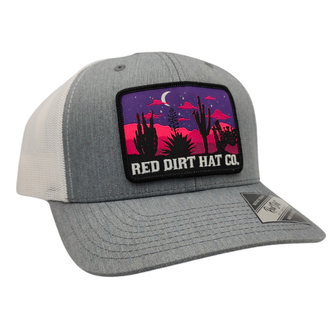 Red Dirt Hat Co Red Dirt Hat Co Nightfall Cap - Heather Grey/White
