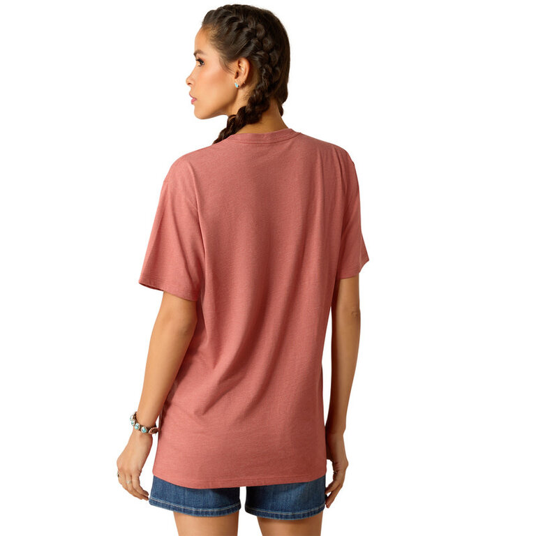 Ariat Ariat Rodeo First S/S Tshirt - Red Clay Heather